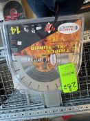 NEW DIAMOND PRODUCTS HIGH SPEED DIAMOND SAW BLADE (SEE PHOTOS FOR DETAILS) (ALL PURCHASES MUST BE