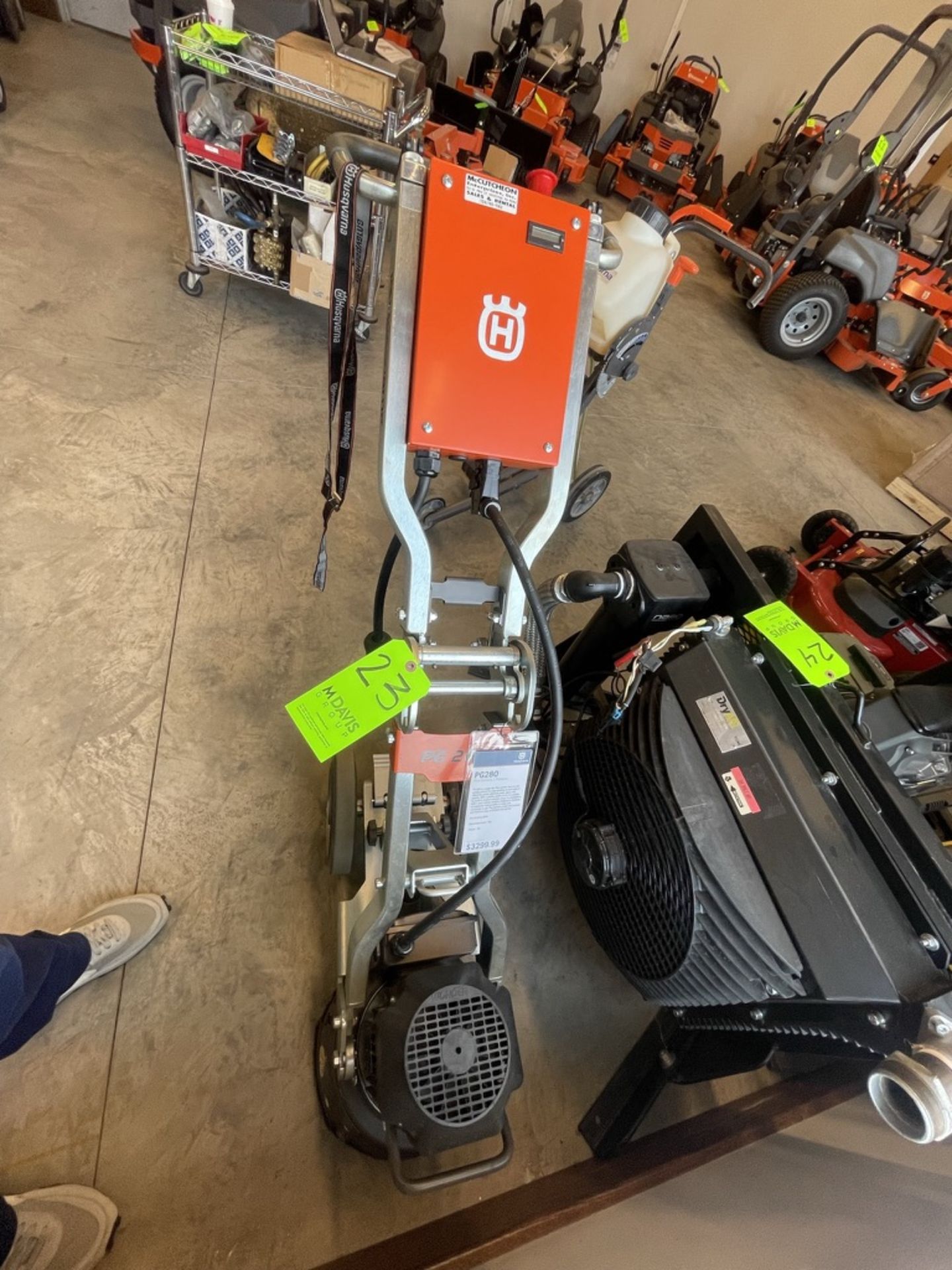 HUSQVARNA FLOOR GRINDER / POLISHER, MODEL PG280 (SEE TAG IN PHOTOS FOR MORE INFORMATION) (ALL - Image 2 of 6