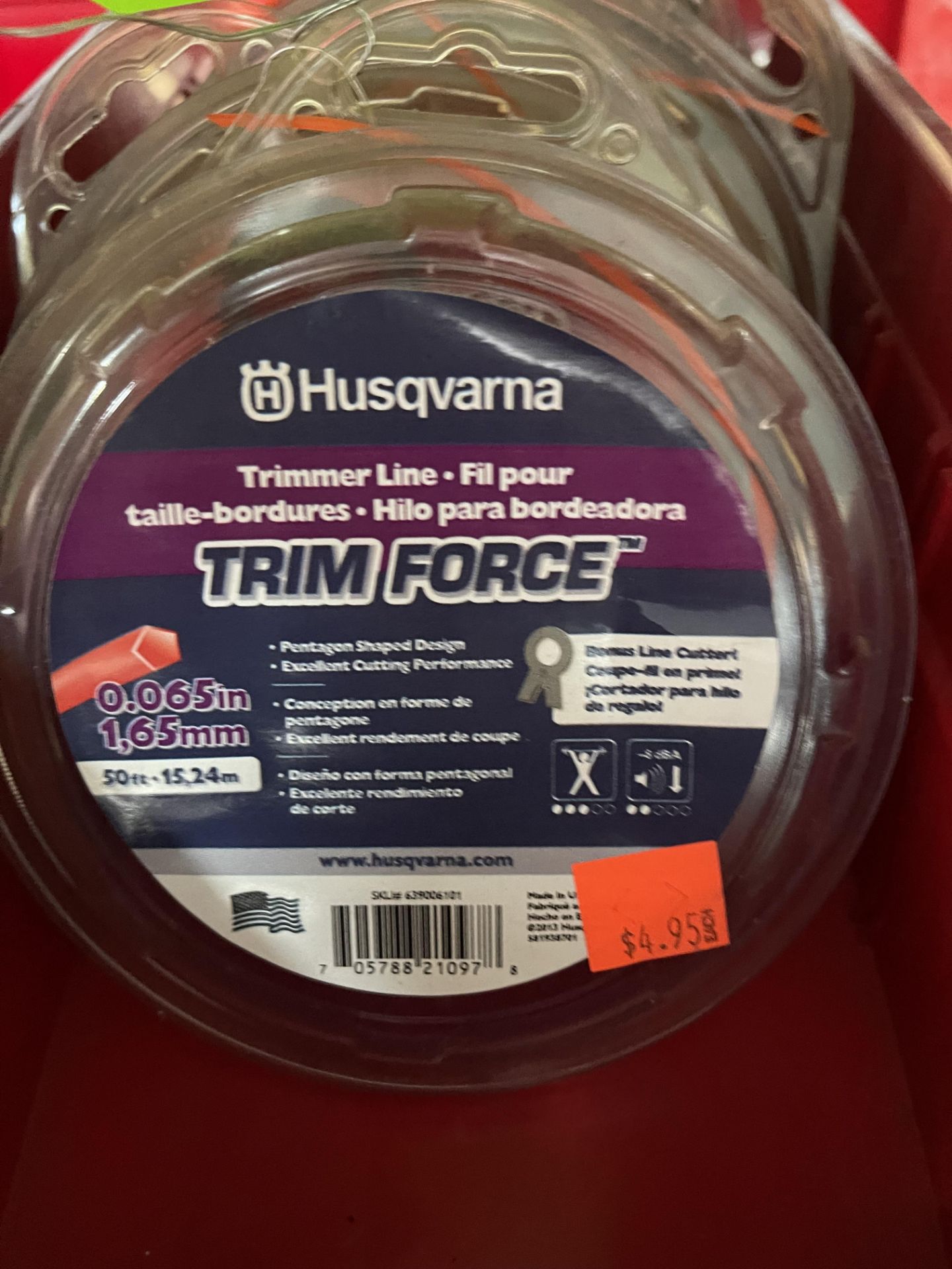 (8) NEW HUSQVARNA TRIMMER LINE (SEE PHOTOS FOR INFORMATION) (ALL PURCHASES MUST BE PAID FOR AND - Image 2 of 2