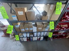 (3) SHELVES WITH ASSORTED DONALDSON AIR FILTERS, BREATHERS, HEAD ASSEMBLIES, AND MORE (ALL PURCHASES