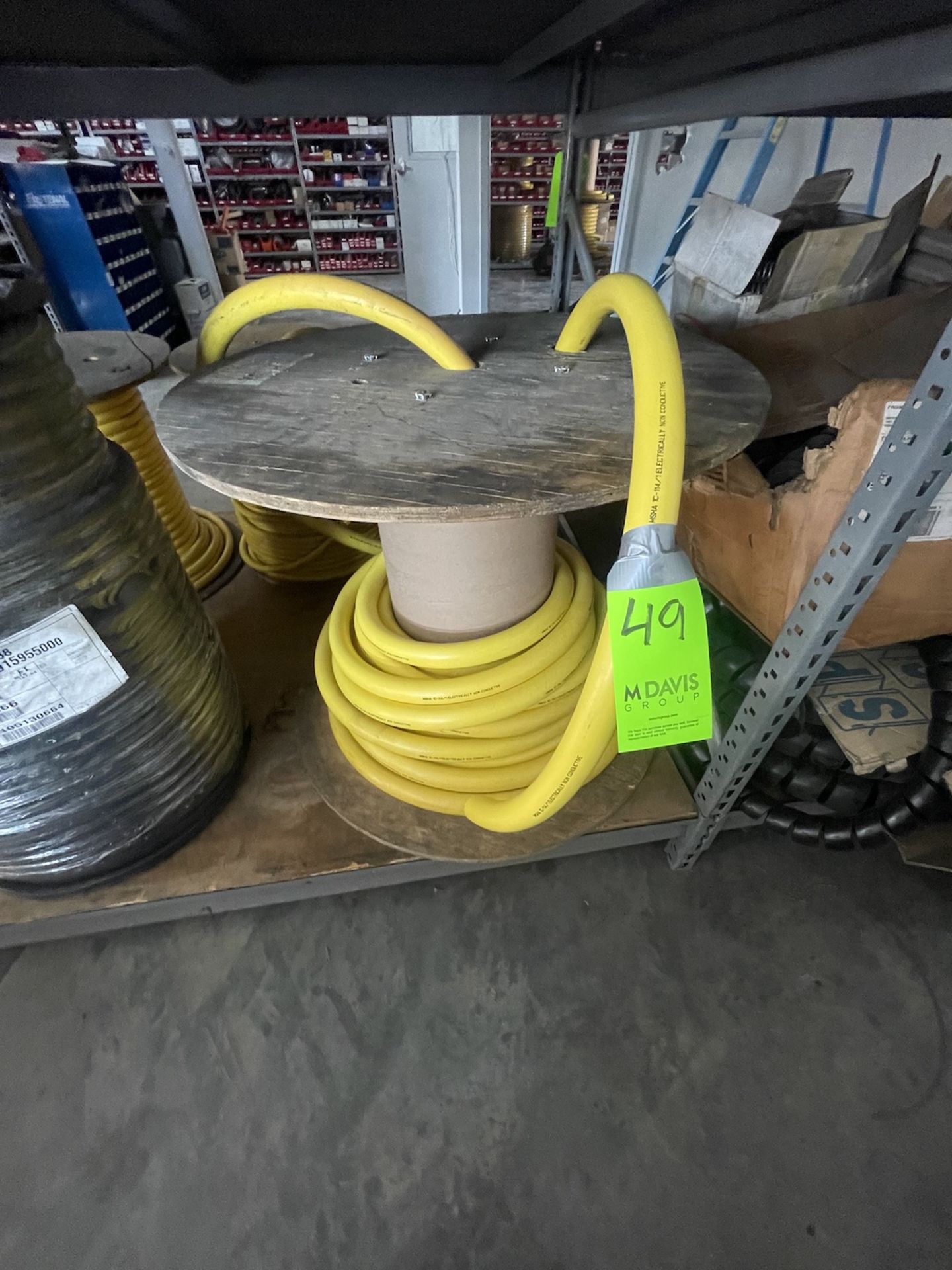 PARTIAL ROLL OF ELECTRICALLY NON-CONDUCTIVE HOSE (ALL PURCHASES MUST BE PAID FOR AND REMOVED BY 5/