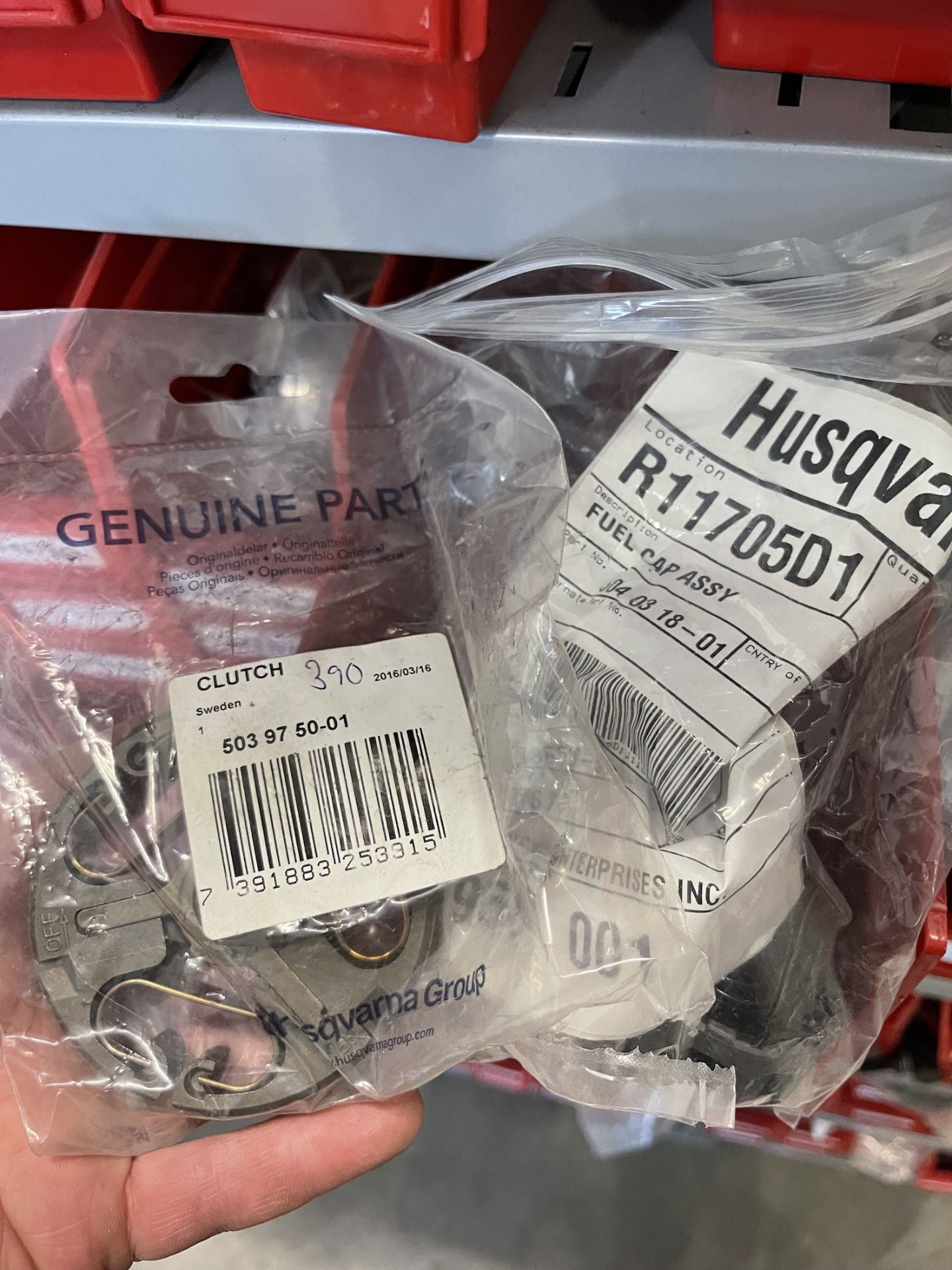 ASSORTED HUSQVARNA PARTS AND MRO (SEE PHOTOS FOR INFORMATION) (ALL PURCHASES MUST BE PAID FOR AND - Image 11 of 11
