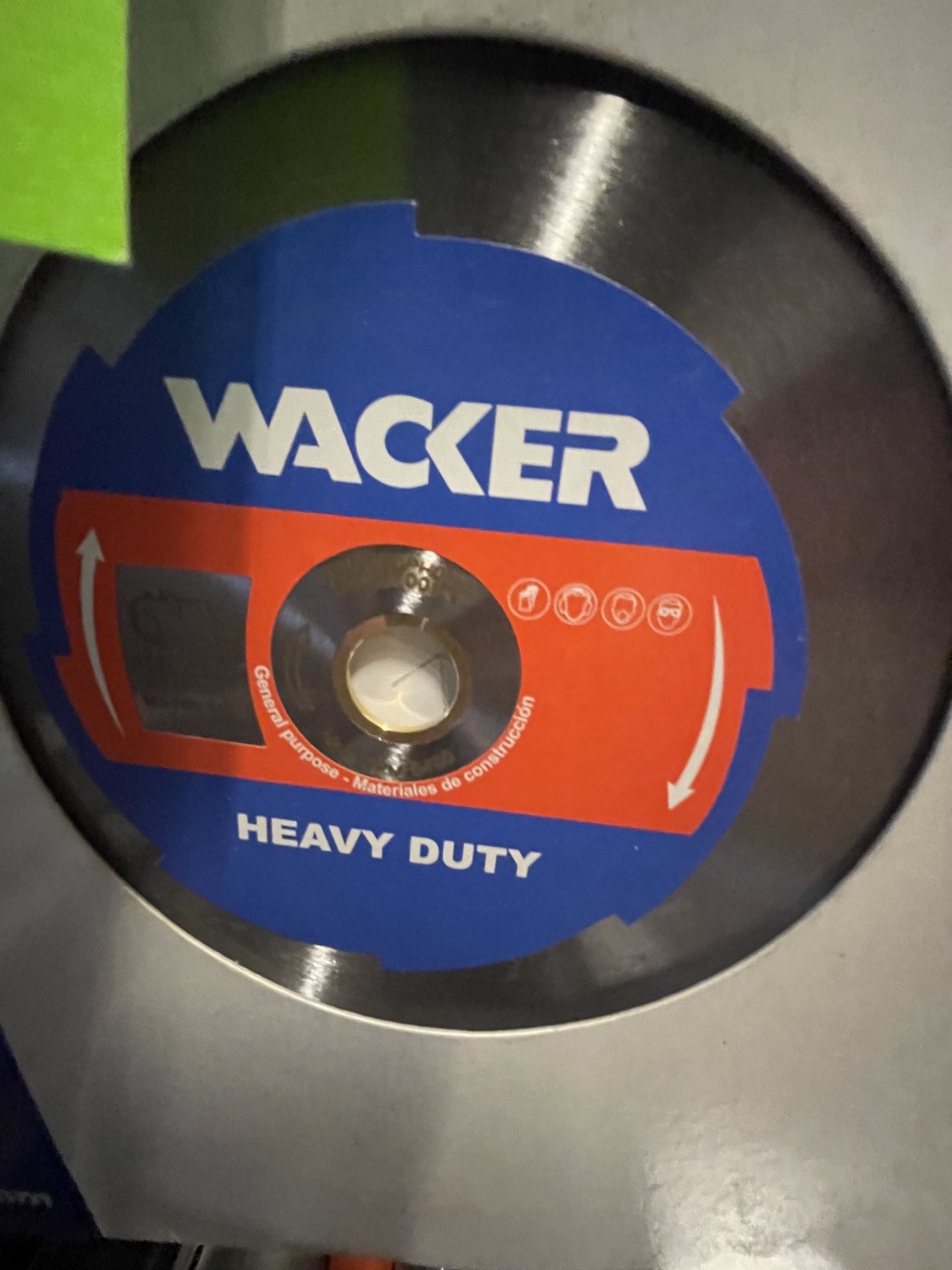 (2) NEW WACKER HEACY DUTY SAW BLADE, 14", 350 MM (ALL PURCHASES MUST BE PAID FOR AND REMOVED BY 5/ - Image 2 of 3