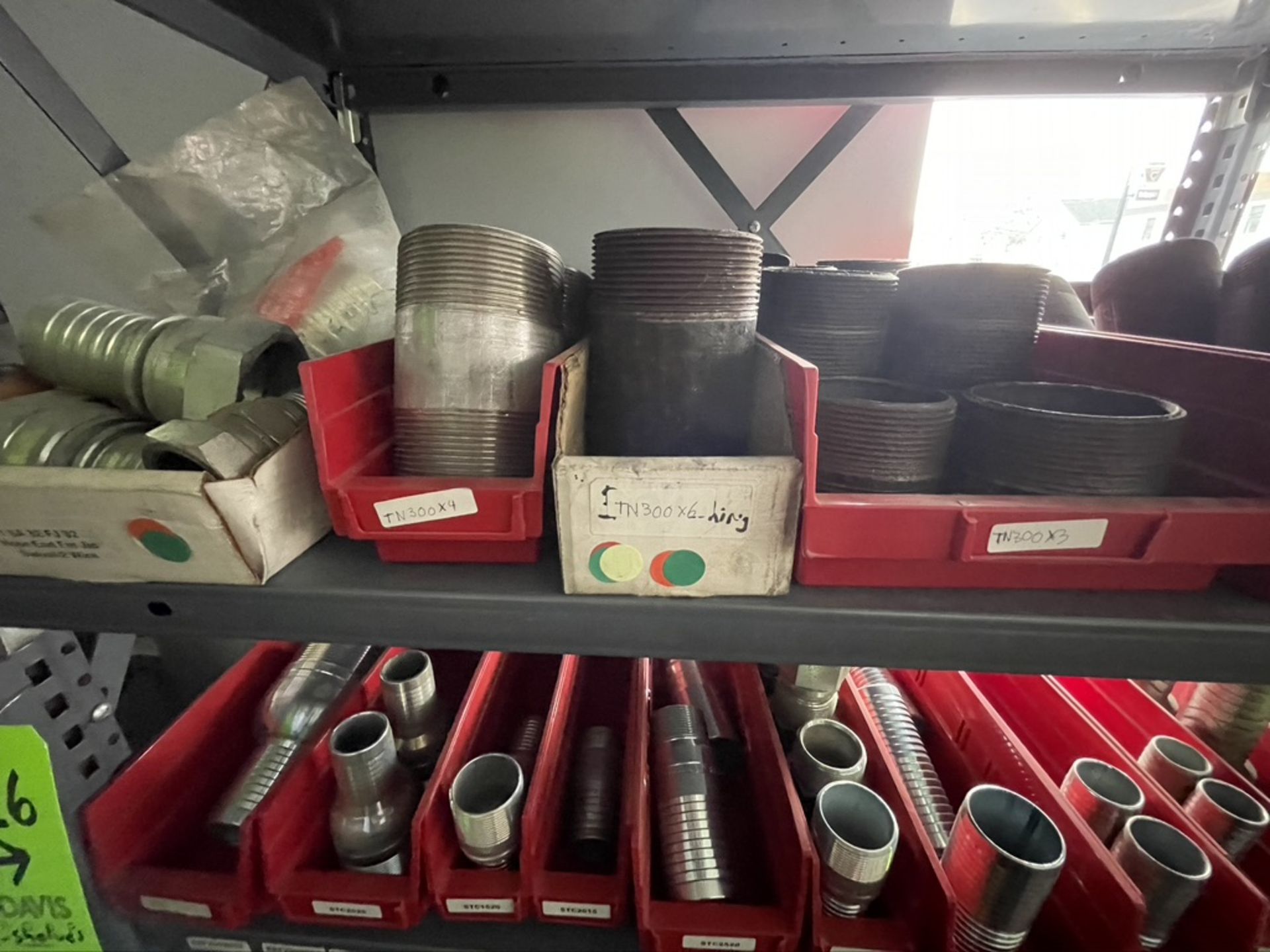 (8) SHELVES OF ASSORTED THREADED PIPE FITTINGS (ALL PURCHASES MUST BE PAID FOR AND REMOVED BY 5/4/ - Image 14 of 16