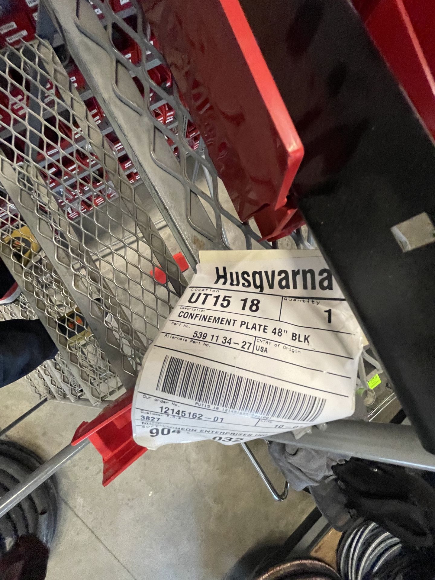 ASSORTED HUSQVARNA PARTS AND MRO (SEE PHOTOS FOR INFORMATION) (ALL PURCHASES MUST BE PAID FOR AND - Image 16 of 31