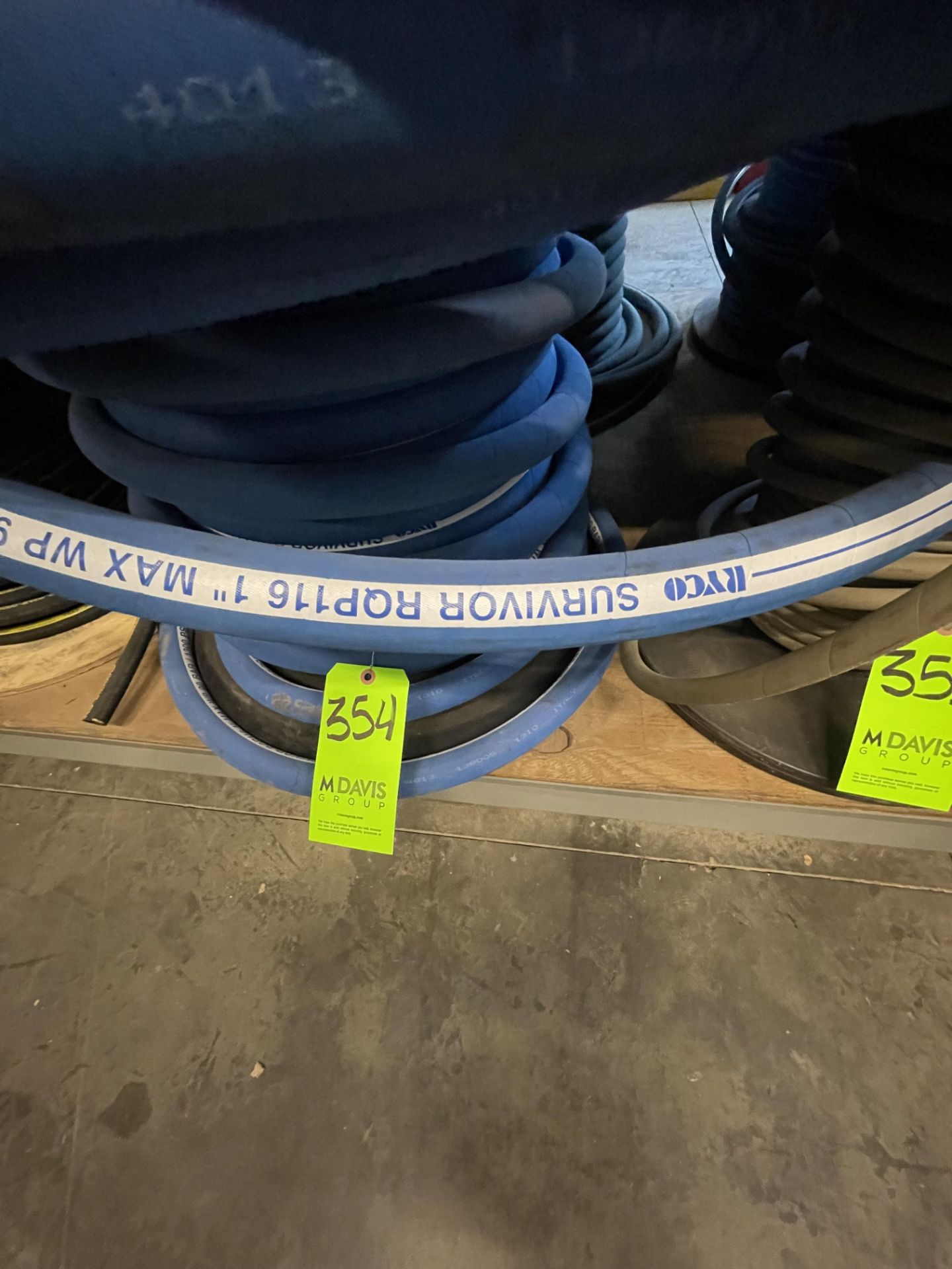 MULTIPLE RYCO SURVIVOR RQP HYDRAULIC HOSES 1" 1300psi (ALL PURCHASES MUST BE PAID FOR AND REMOVED BY - Image 2 of 4