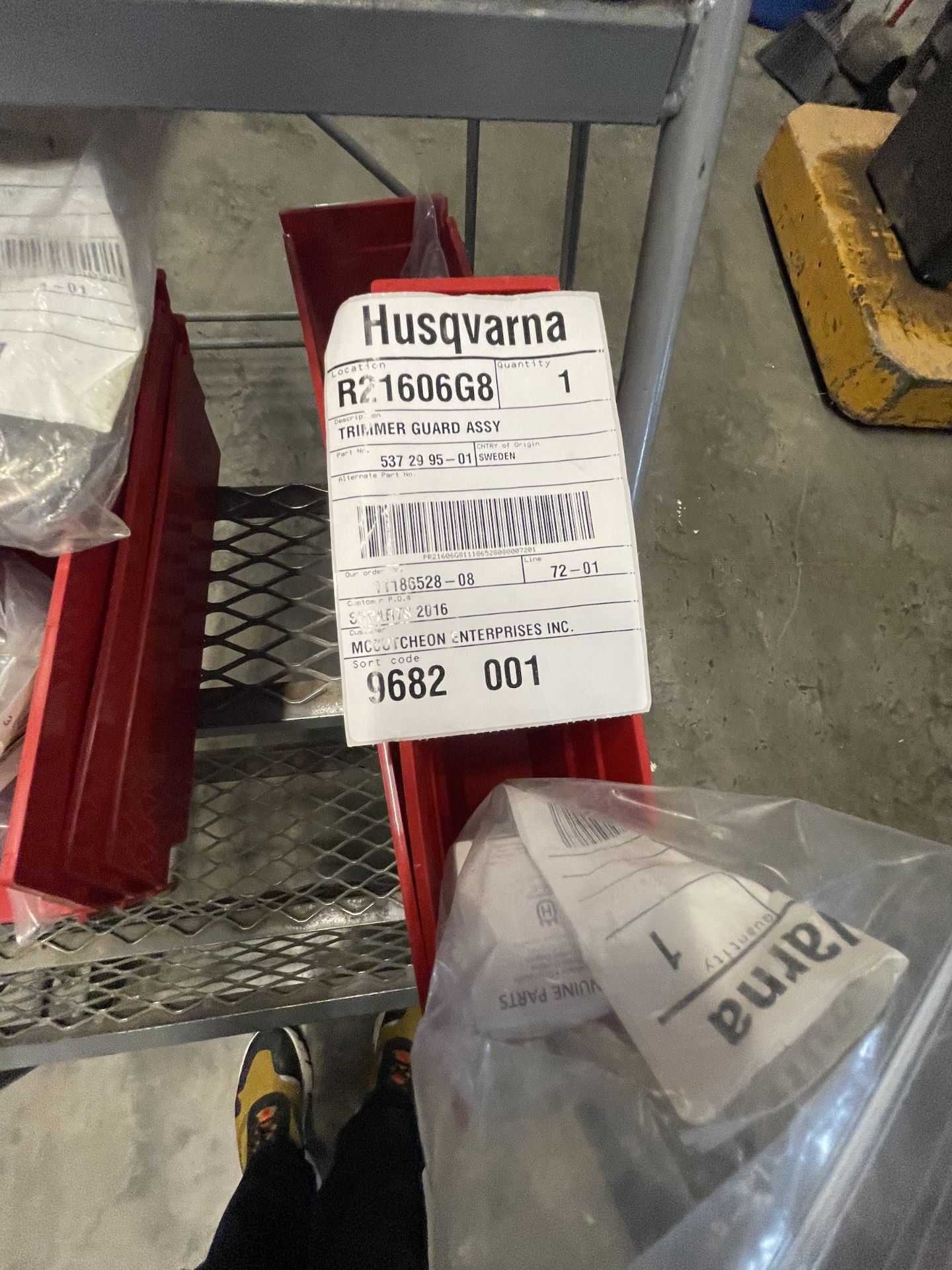 ASSORTED HUSQVARNA PARTS AND MRO (SEE PHOTOS FOR INFORMATION) (ALL PURCHASES MUST BE PAID FOR AND - Image 20 of 31