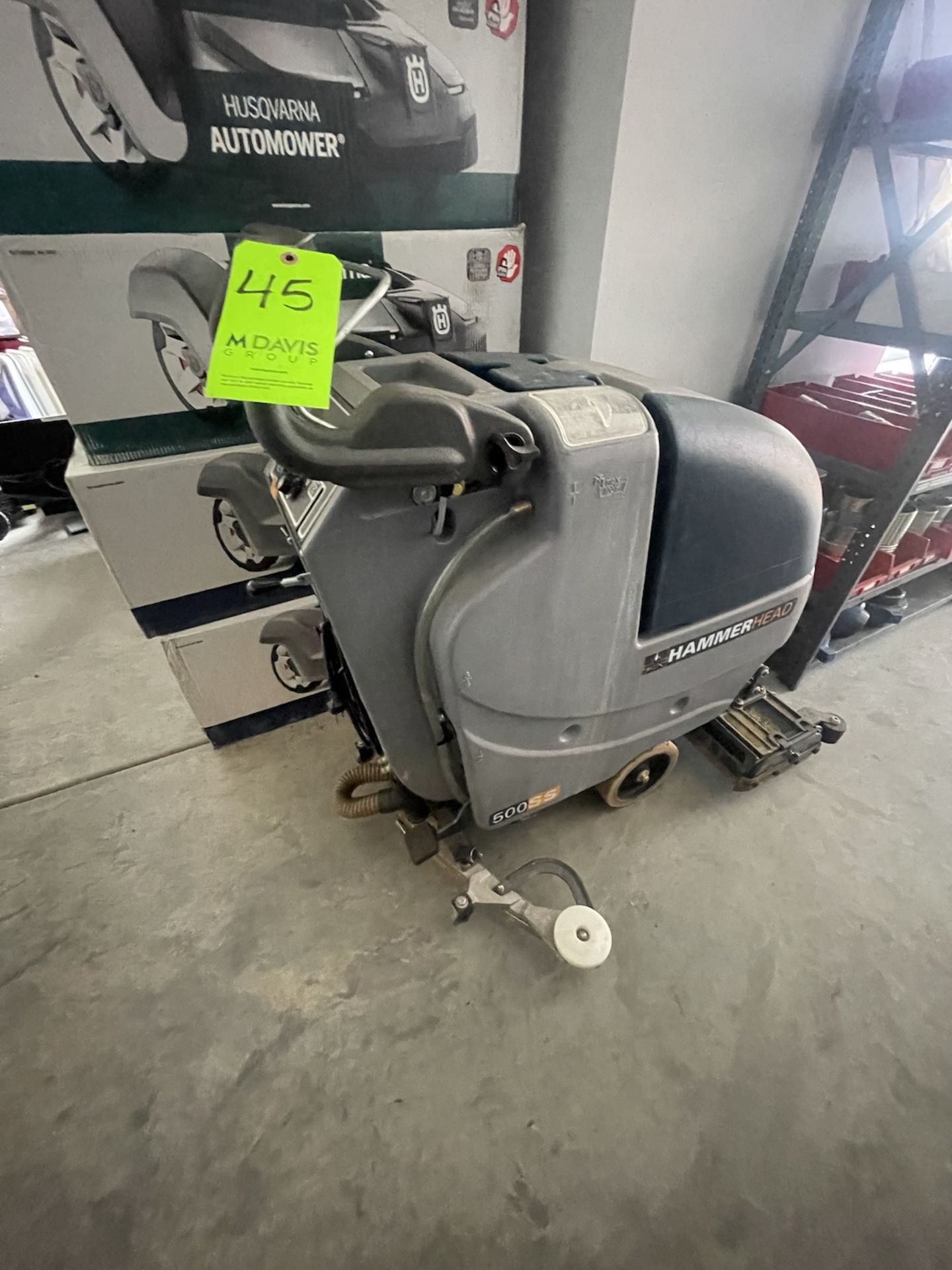 BORTEK WALK B EHIND FLOOR SCRUBBER, MODEL HAMMER HEAD 500 SS (ALL PURCHASES MUST BE PAID FOR AND