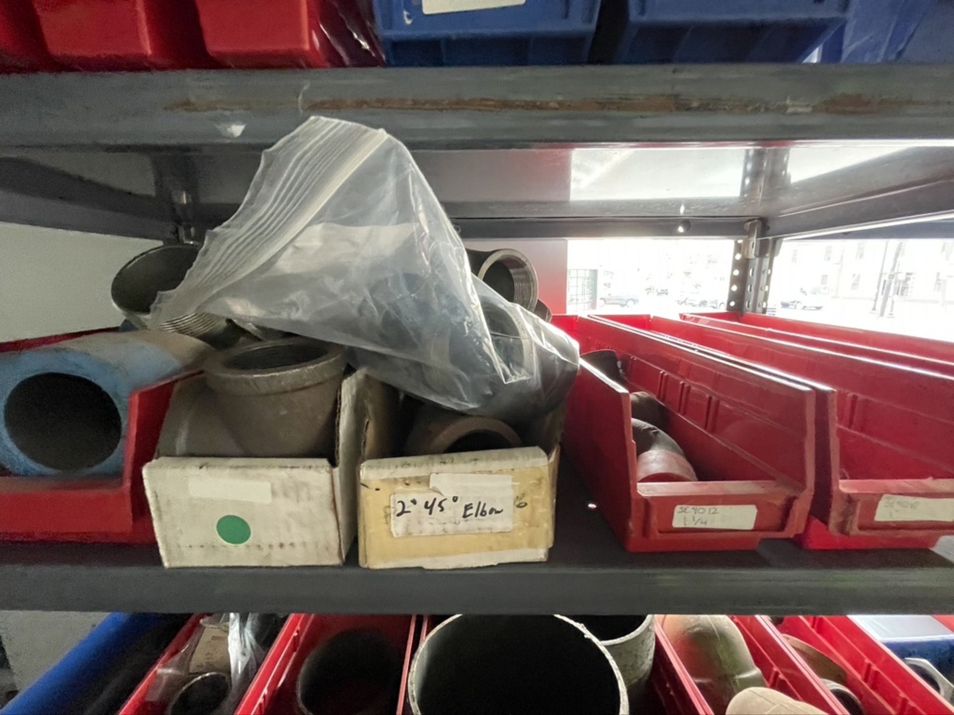 (8) SHELVES OF ASSORTED THREADED PIPE FITTINGS (ALL PURCHASES MUST BE PAID FOR AND REMOVED BY 5/4/ - Image 4 of 16