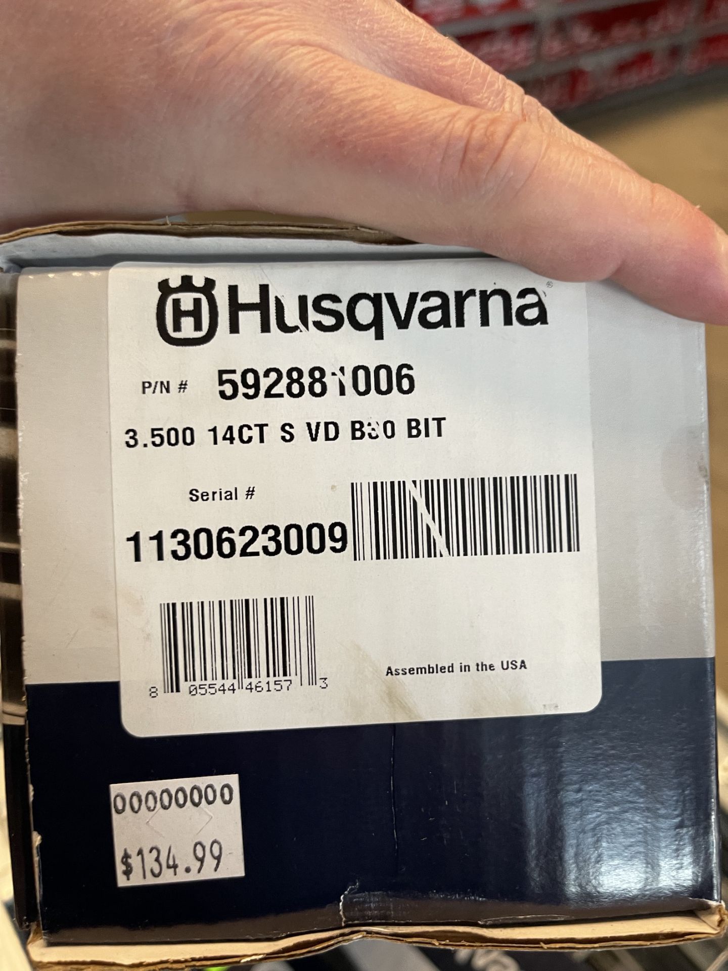 (2) NEW HUSQVARNA CORE BIT, 3.5 14CT S VD B30 BIT (ALL PURCHASES MUST BE PAID FOR AND REMOVED BY 5/ - Image 3 of 3