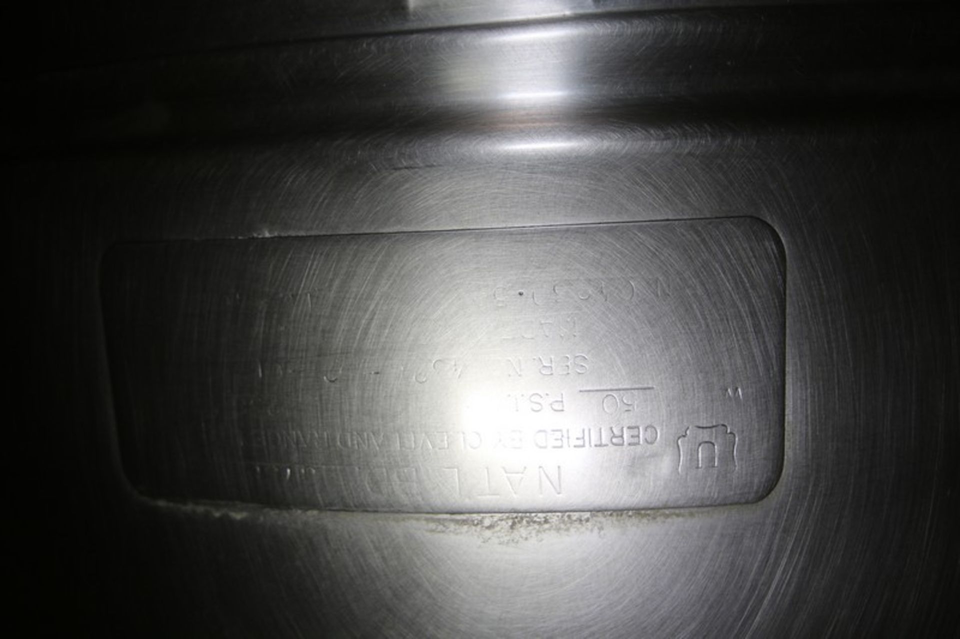 Cleveland Range Aprox. 50 Gal Jacketed Tilting S/S Kettle, Model KLE-40T, SN 4528-53-01, 50 psi ( - Bild 6 aus 6