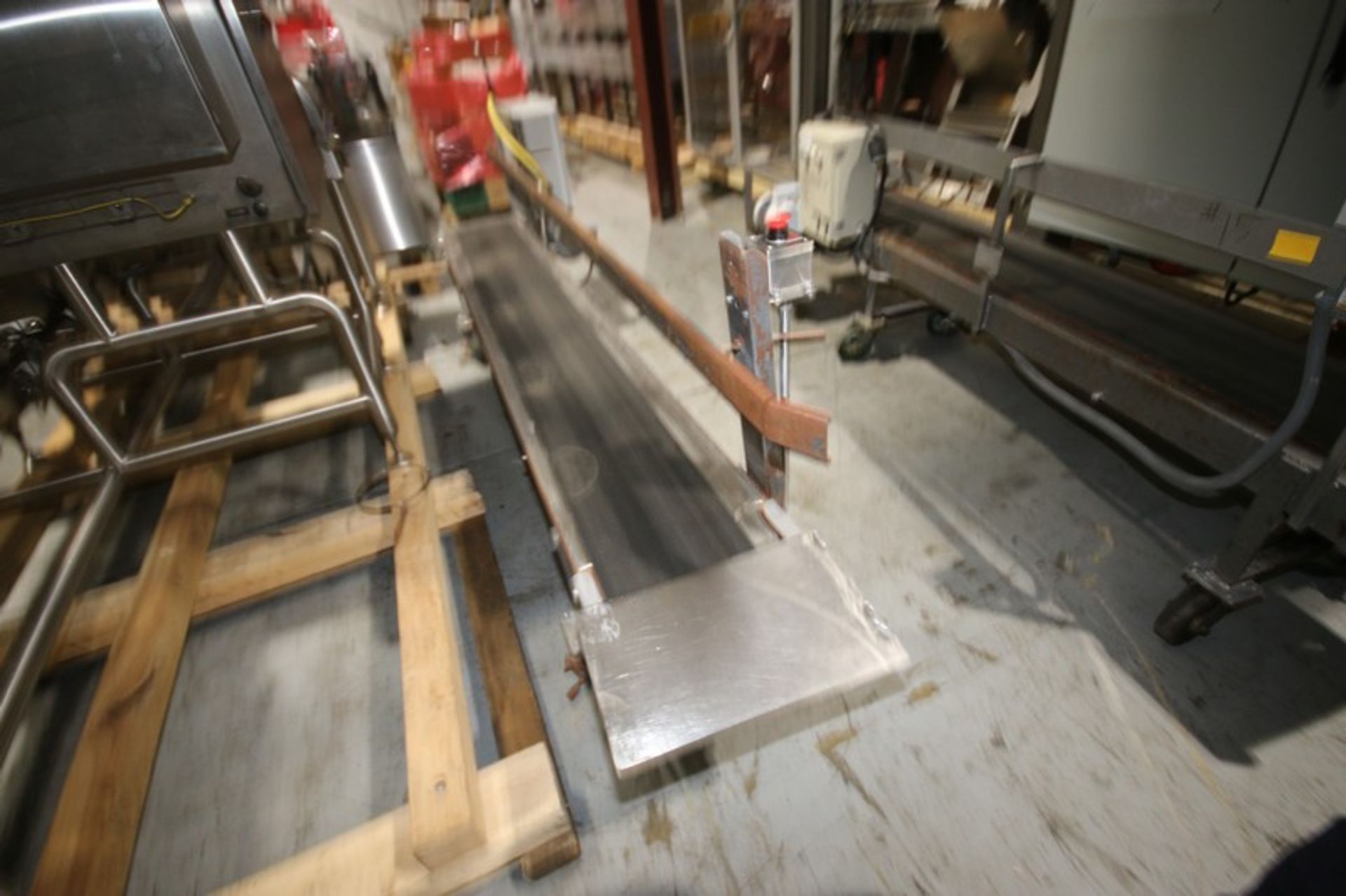Portable Power Belt Conveyor, Overall Dims.: Aprox. 125" L x 21" H, with 12" W Belt, Baldor 1/2 hp/ - Image 6 of 7