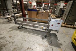 Chantland S/S Portable Power Belt Conveyor, Model 4201, S/N 39282, Overall Dims.: Aprox. 125" L x