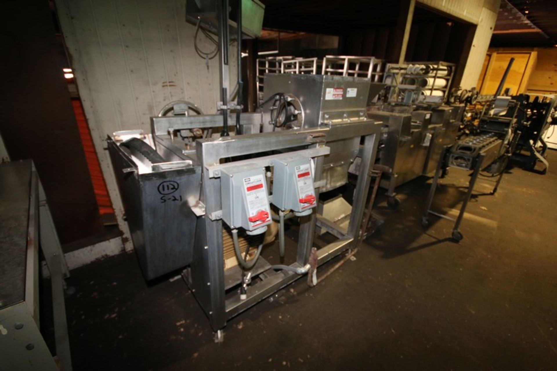 Maddox Metal Works S/S Corn Mill Machine, Model CORN MILL Machine, S/N 91-31853, with Baldor 50 hp/ - Image 5 of 11