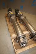 APV S/S Scrape Surface Heat Exchanger, SN 98H038, MAWP 150 psi @400 degrees F, MDMP -20 degrees