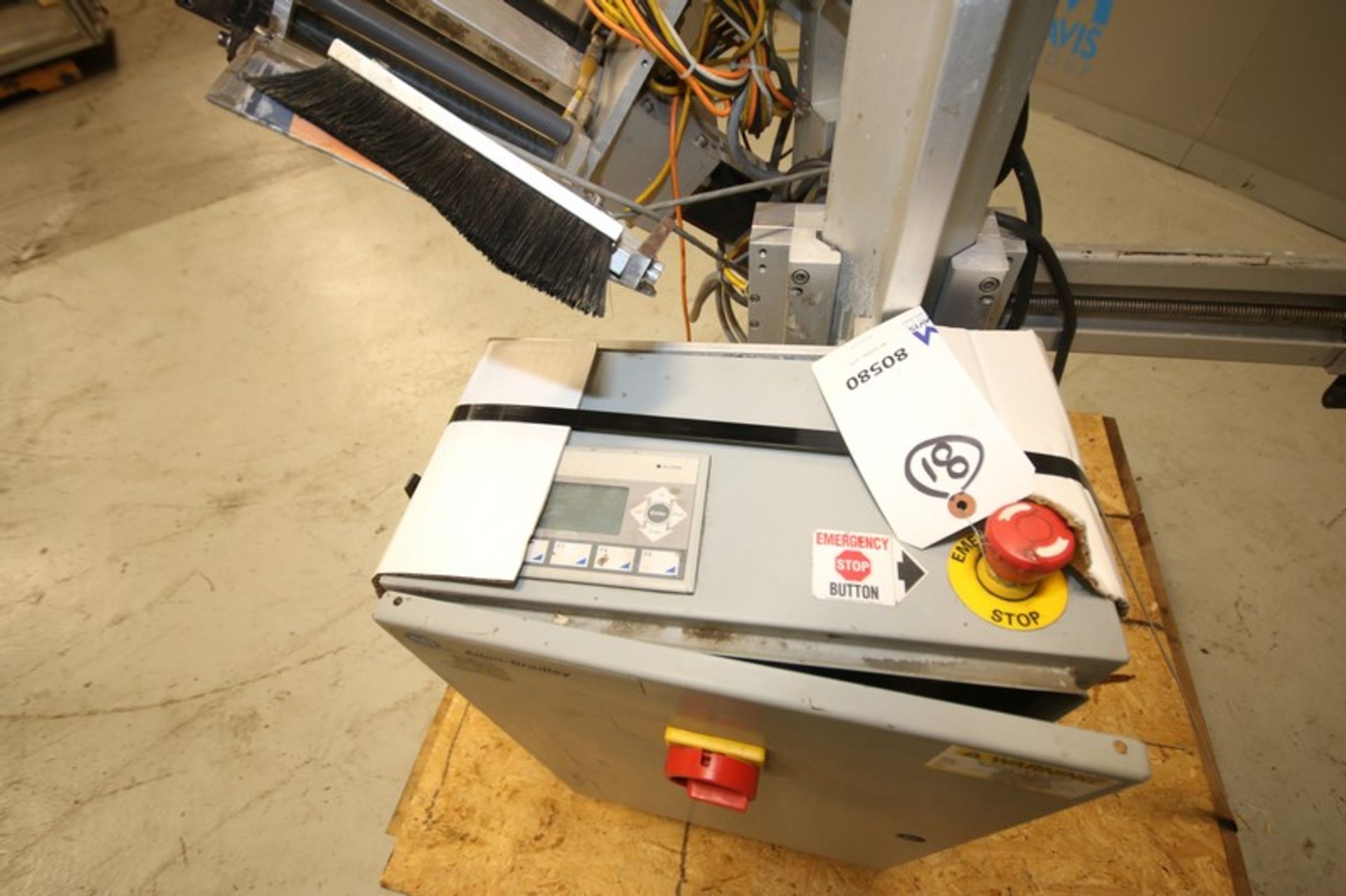 WS Packaging Roll-Feed Labeler, Model ASD50-LH, SNJN50830-11, with AB Micrologix 1200 PLC, Digital - Image 5 of 7