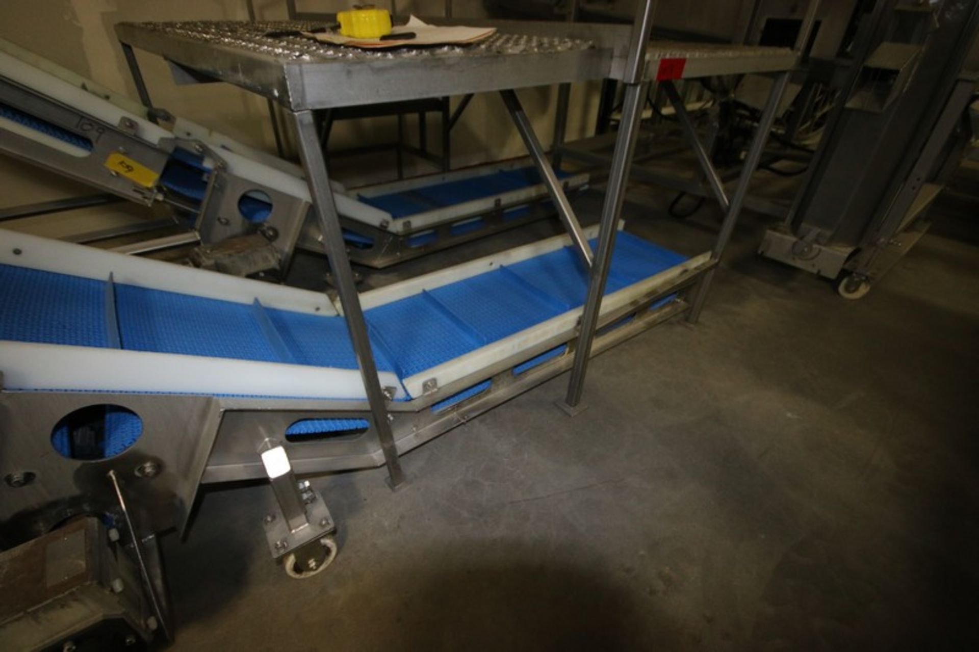 FPS S/S Incline Conveyor, Overall Length: Aprox. 9 ft. L, with Aprox. 18” W Belt, with Cleats , - Image 3 of 6
