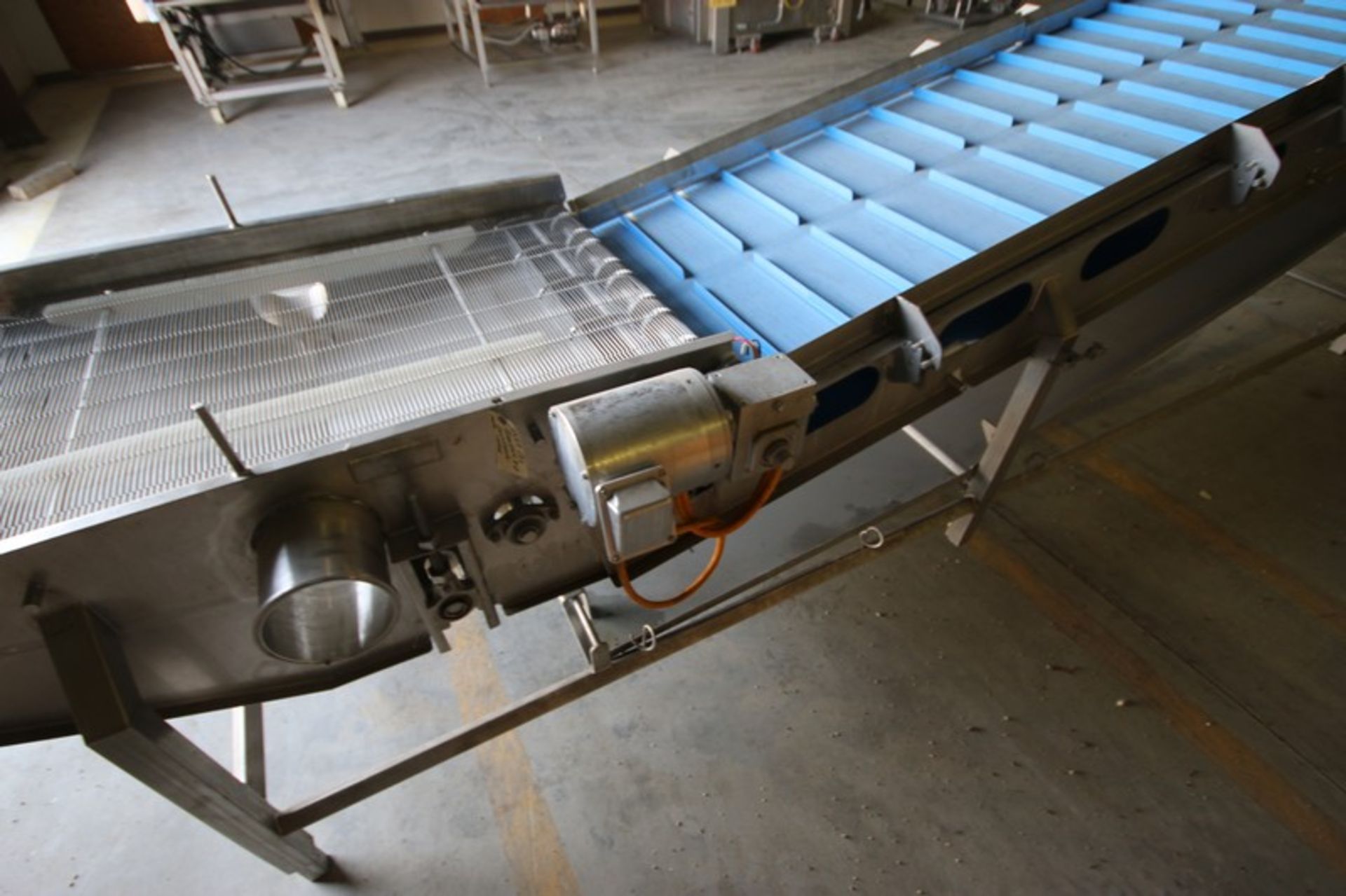 Food Processing Systems Inc. S/S Incline Conveyor, M/N 4000, S/N 2167 Q1B, with Leeson 0.75/0.5 hp - Image 6 of 11