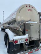 WALKER 6,200 GALLON S/S AUGER TANK TRAILER, S/N 1W9S44269WN001300, APPROX. 6,913 KG (LOCATED IN