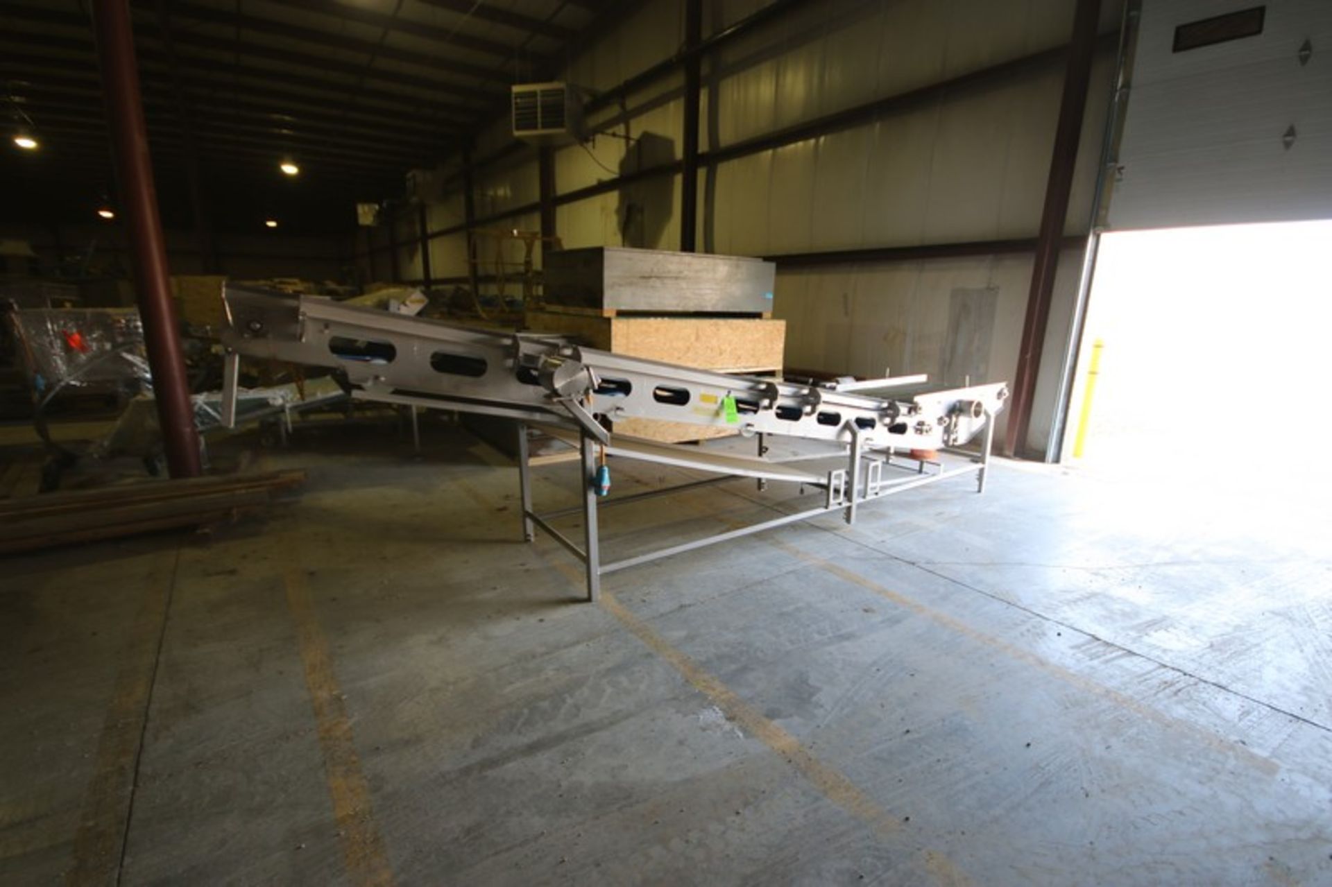 Food Processing Systems Inc. S/S Incline Conveyor, M/N 4000, S/N 2167 Q1B, with Leeson 0.75/0.5 hp - Image 2 of 11