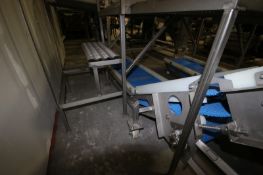 FPS S/S Incline Conveyor, Overall Length: Aprox. 9 ft. L, with Aprox. 18” W Belt, with Cleats ,