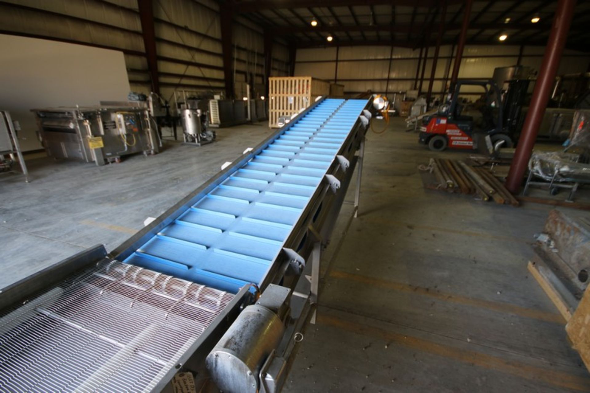 Food Processing Systems Inc. S/S Incline Conveyor, M/N 4000, S/N 2167 Q1B, with Leeson 0.75/0.5 hp - Image 5 of 11