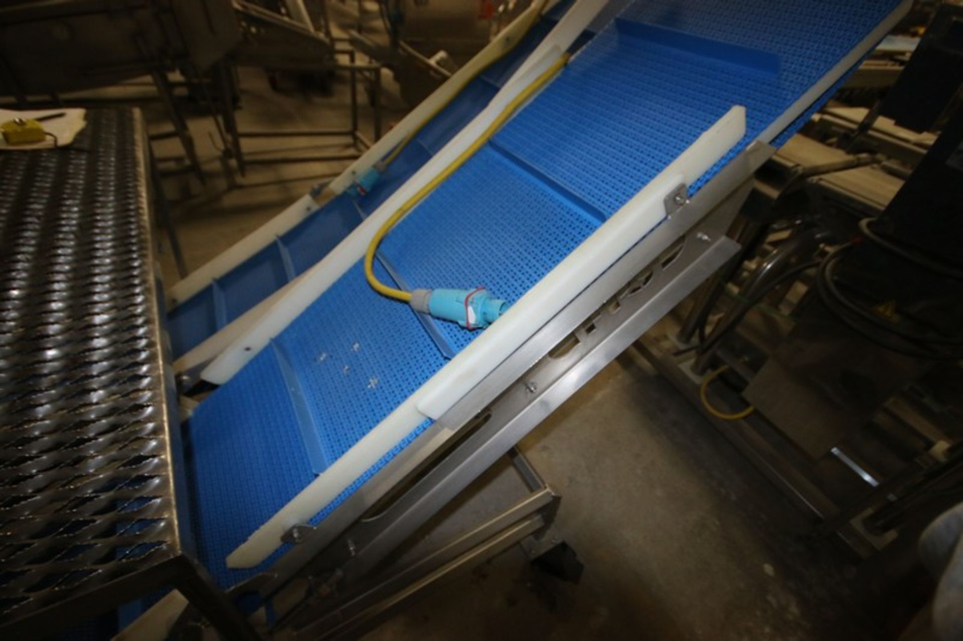 FPS S/S Incline Conveyor, Overall Length: Aprox. 9 ft. L, with Aprox. 18” W Belt, with Cleats , - Image 6 of 6