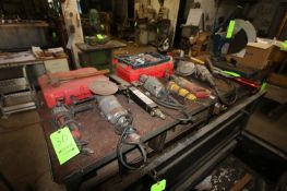 Lot of Assorted Power Hand Tools, Includes Grinders, Saws, Leveler, & Clippers (LOCATED IN