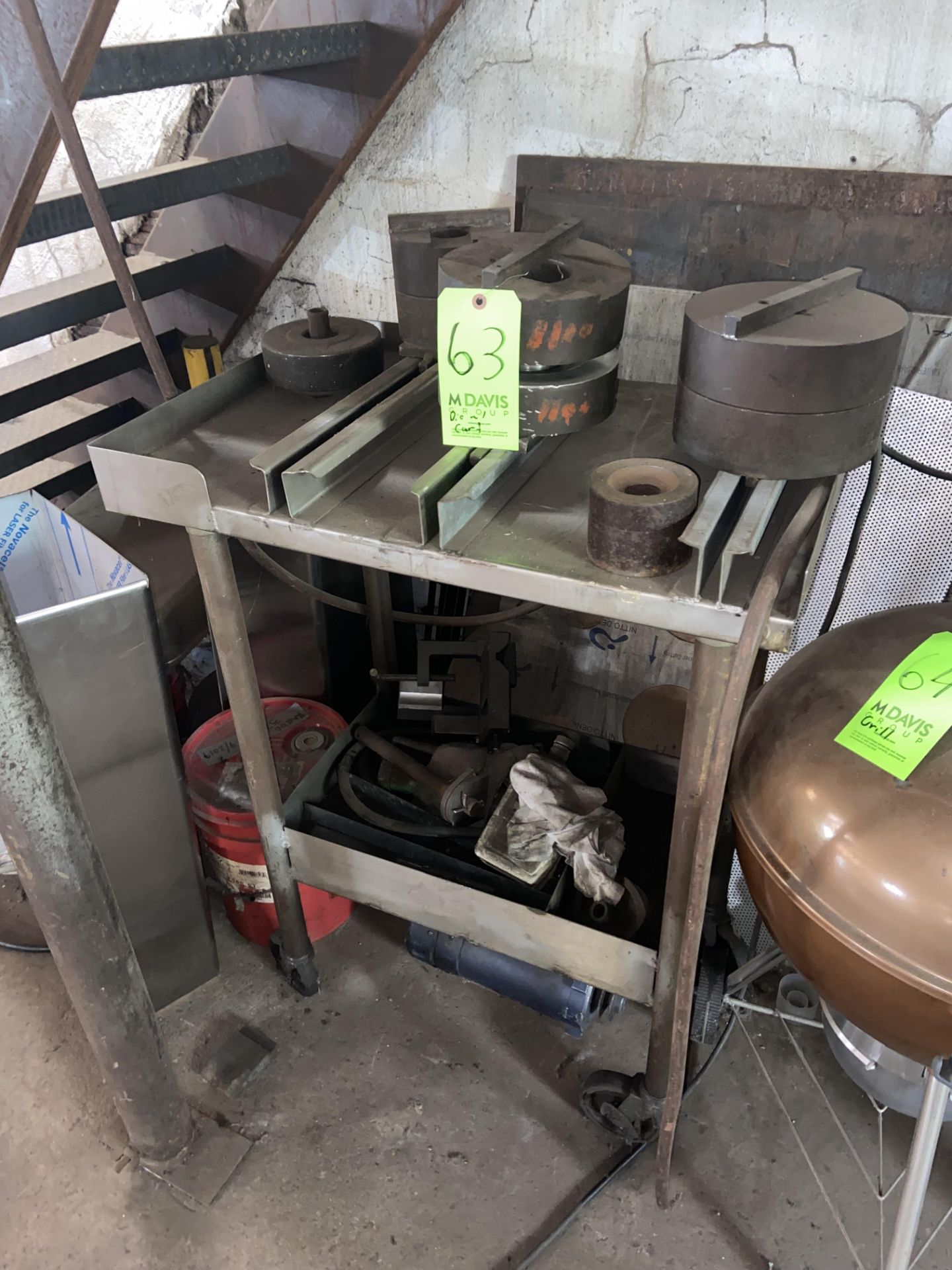 Lot of Assorted Die & Tooling for Brake, Includes Portable Cart (LOCATED IN PITTSBURGH, PA) - Image 2 of 4