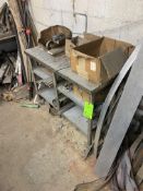 Lot of Assorted (2) Shop Tables & Welding Supplies (LOCATED IN PITTSBURGH, PA)