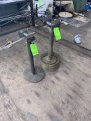 (2) Material Handling Stands, Aprox. 25” H, with Rollers (LOCATED IN PITTSBURGH, PA)