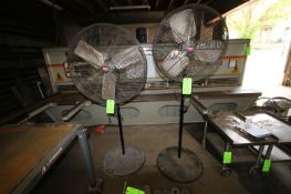 (2) Dayton Fans, Mounted on Pedestals (LOCATED IN PITTSBURGH, PA)