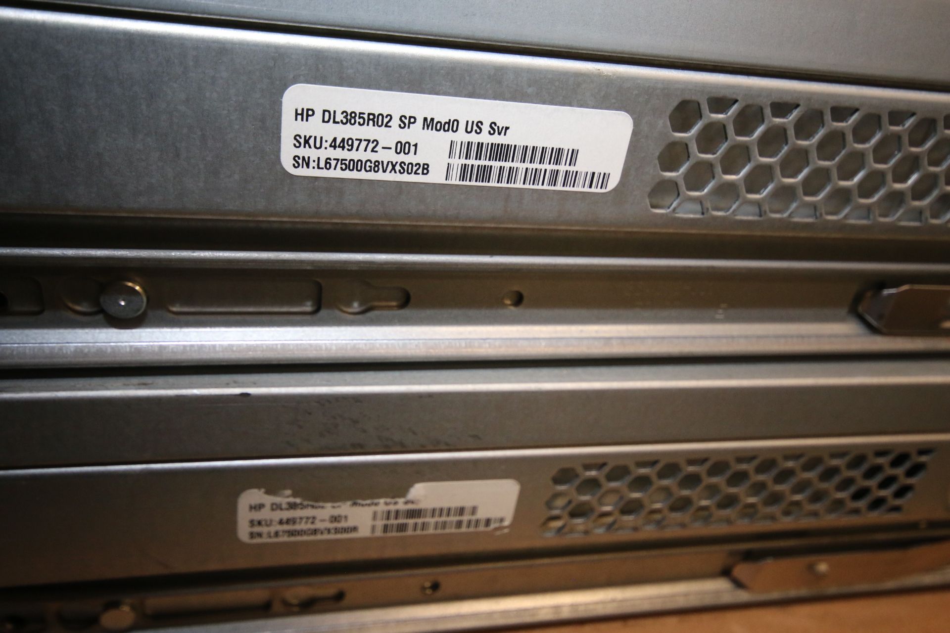 Lot of (2) AVAYA / HP Server Rack Units,L67500G8VXS02B and S/N L67500G8VXS005 with DVD Drives (INV# - Bild 3 aus 4