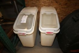 (2) Rubbermaid Portable Containers (INV#77778)(Located @ the MDG Showroom - Pgh., PA)(Rigging,