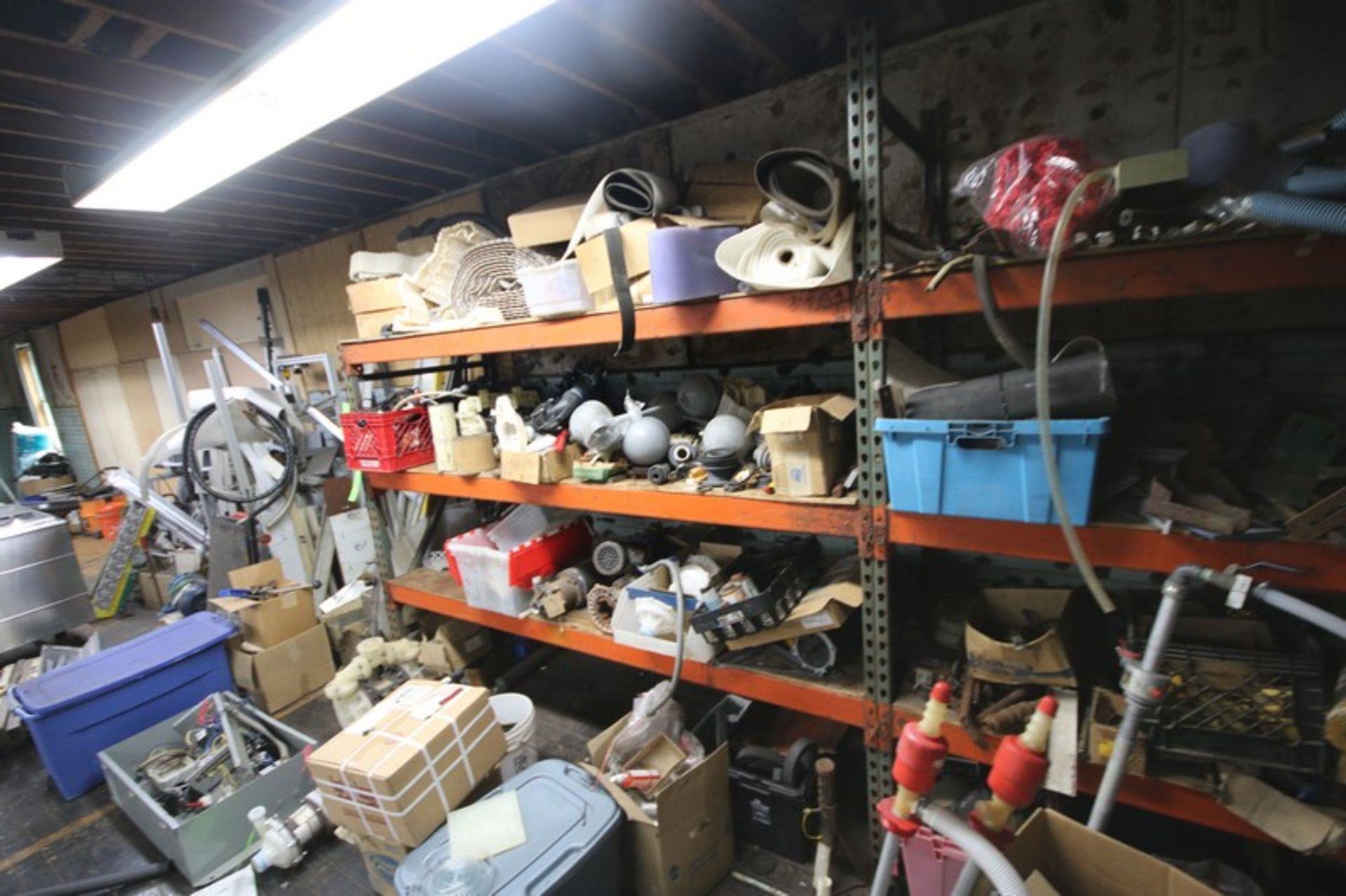 2-Sections of Shelving with Contents, Includes Motors, Pump Parts, Plastic Diaphragm Pumps, Tubing, - Image 5 of 5