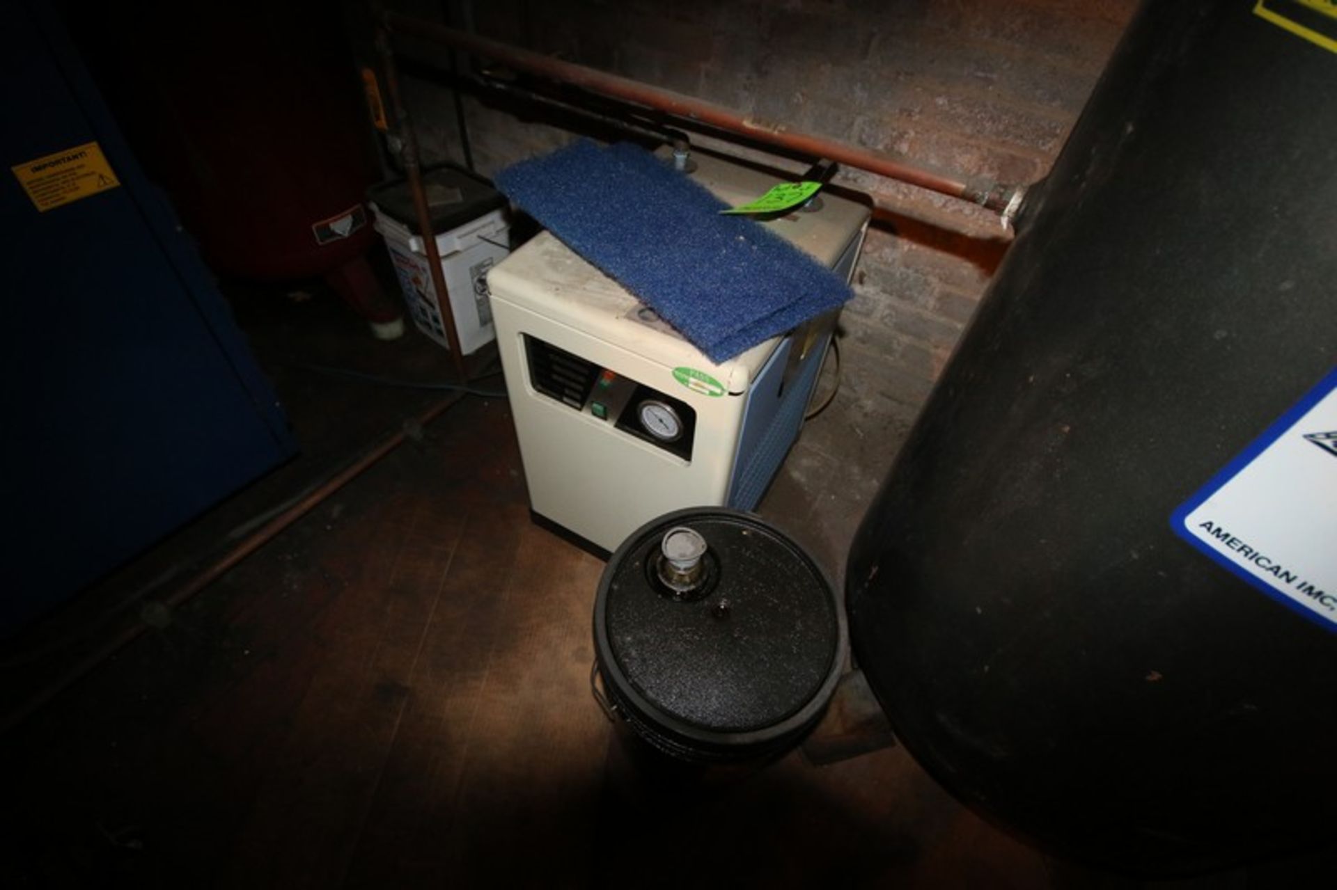 Bel Air 5 hp Air Compressor, M/N 338V, S/N 24444, with Baldor Motor, with Air Dryer (LOCATED IN - Image 2 of 3