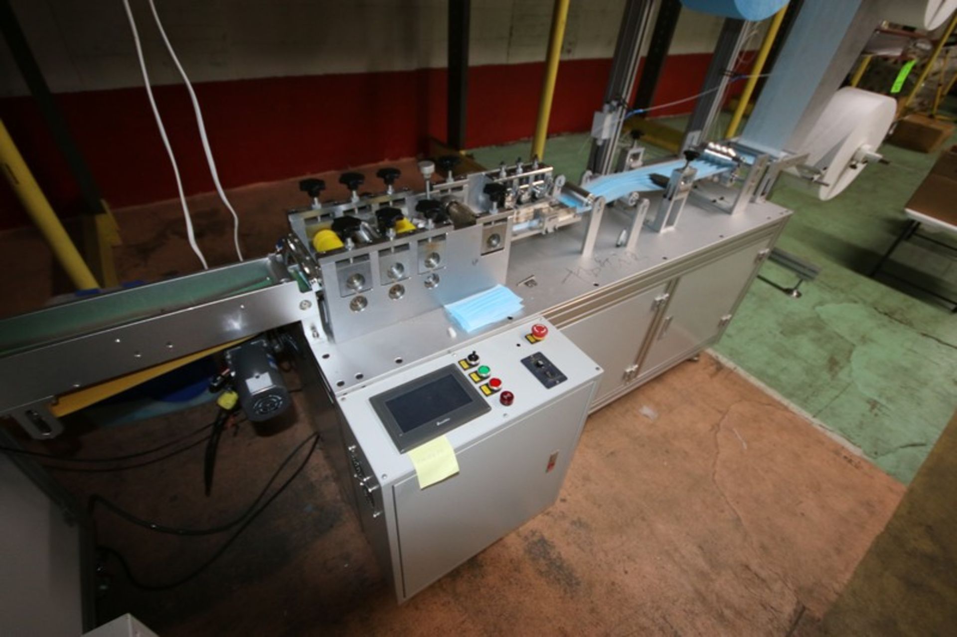 Ultra-Sonic Mask Manufacturing Line, Includes Mask Weave Machine, Nose Bridge & Ear Loop Machine, - Image 4 of 64