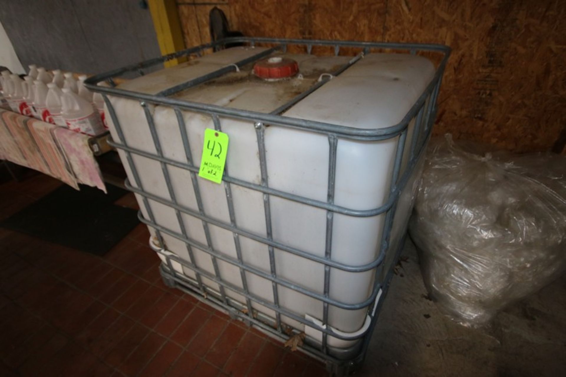 (2) Plastic Totes, OD: Aprox. 4 ft. L x 3 ft. 3” W x 32” H (LOCATED IN WOONSOCKET, RI)