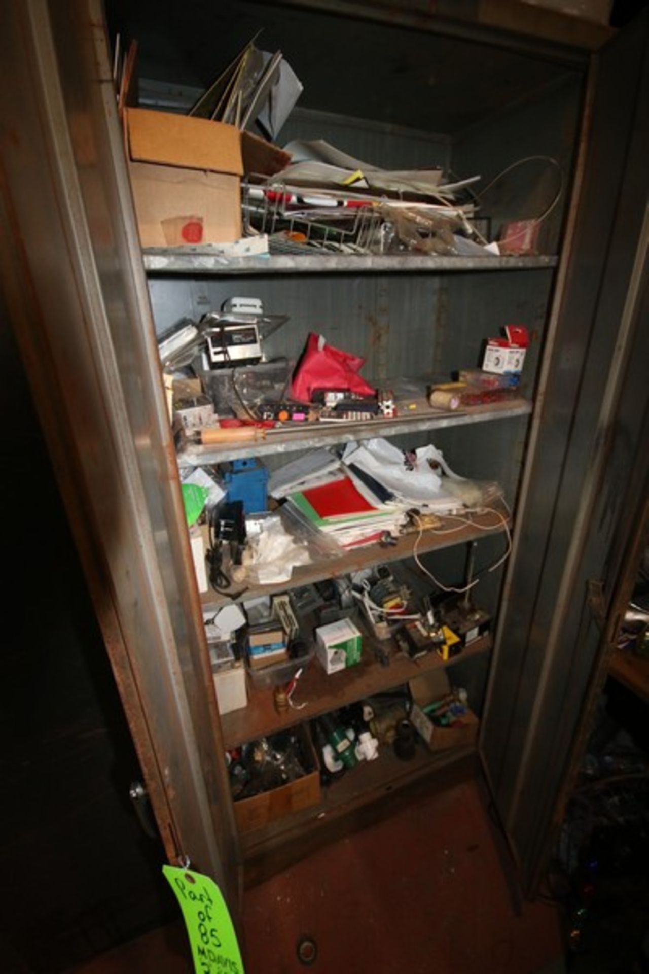 (2) Double Door Cabinets with Contents, Includes Assorted Electrical, Hardware, & Other Contents ( - Image 3 of 3