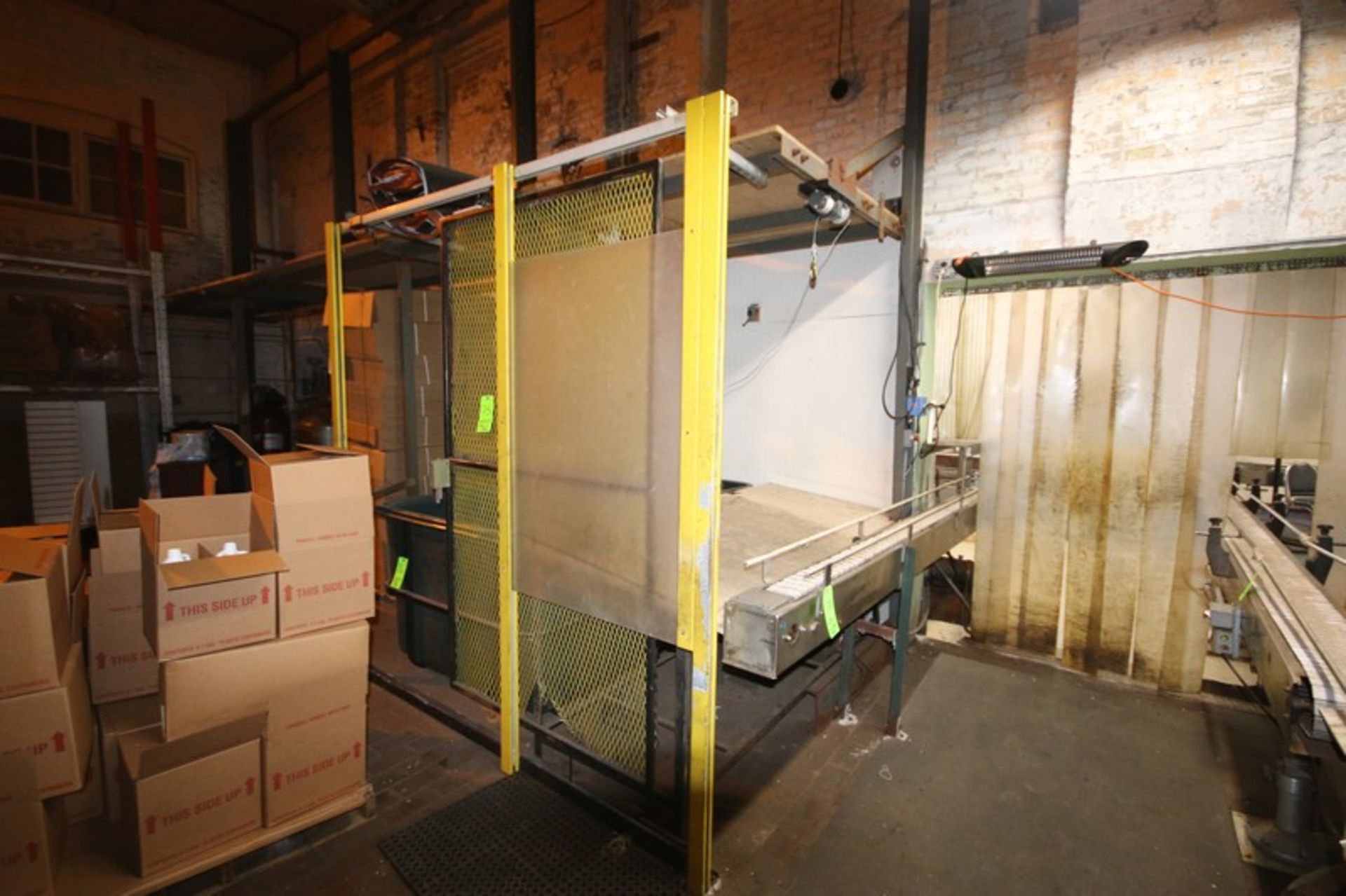 Cage, with Uprights & Sliding Door, with Controls (LOCATED IN WOONSOCKET, RI)