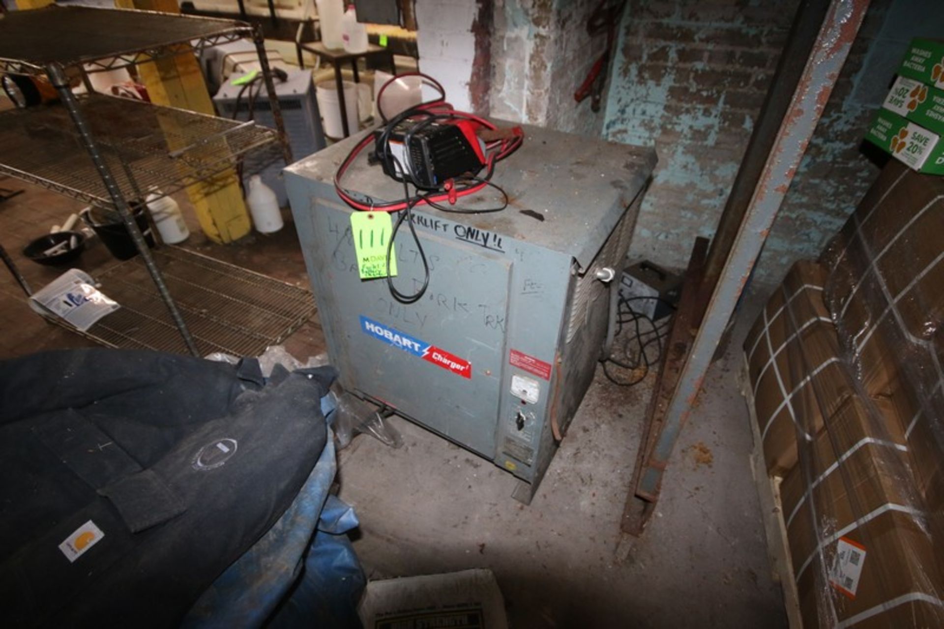 Hobart Forklift Battery Charger, M/N 3R24-550, S/N 79CS22874, 208-240/480 Volts, 3 Phase (LOCATED IN