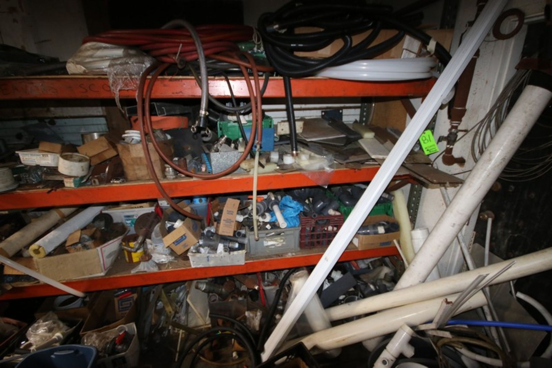 2-Sections of Shelving with Contents, Includes Motors, Pump Parts, Plastic Diaphragm Pumps, Tubing, - Image 3 of 5