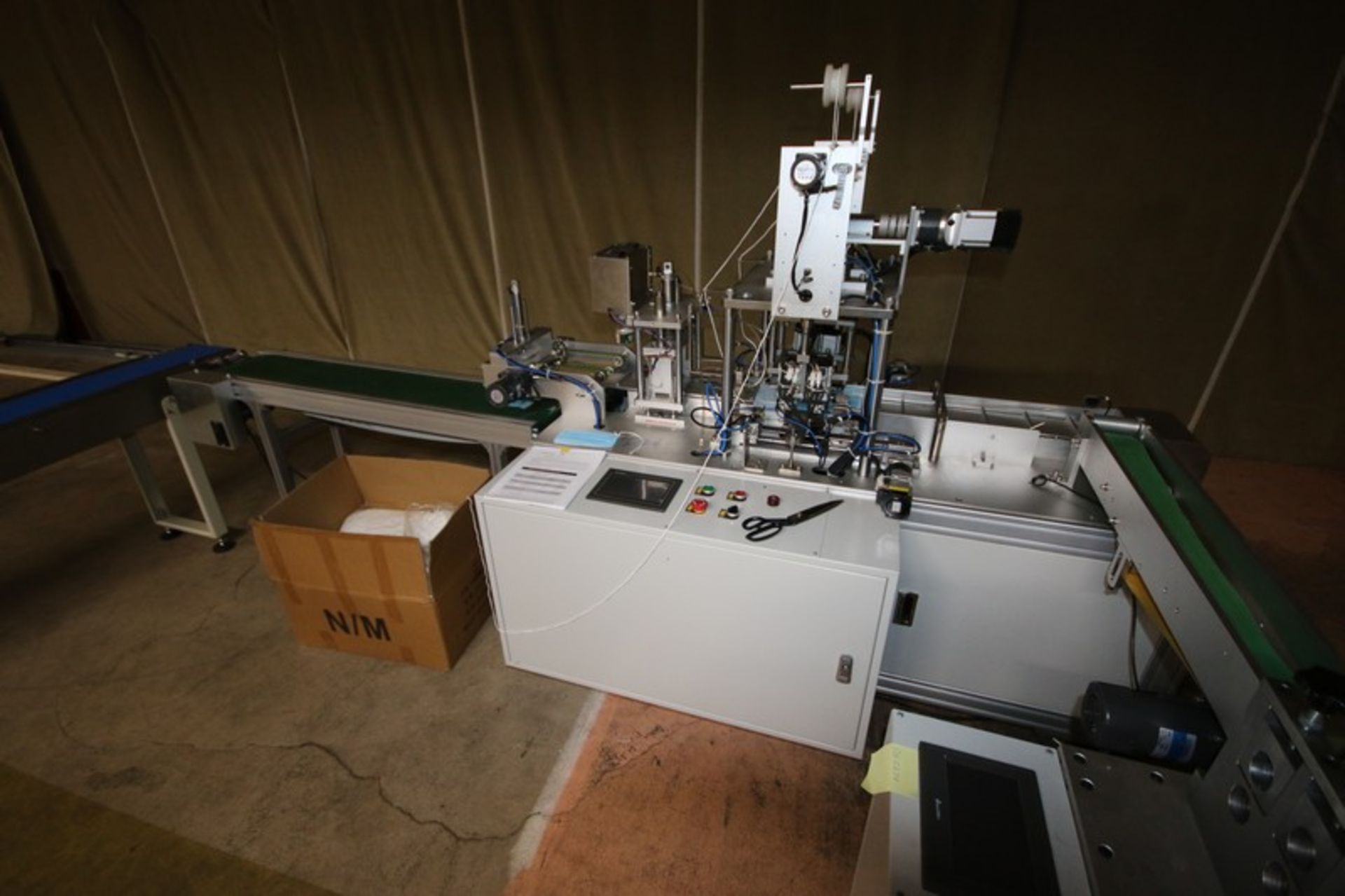 Ultra-Sonic Mask Manufacturing Line, Includes Mask Weave Machine, Nose Bridge & Ear Loop Machine, - Image 9 of 64