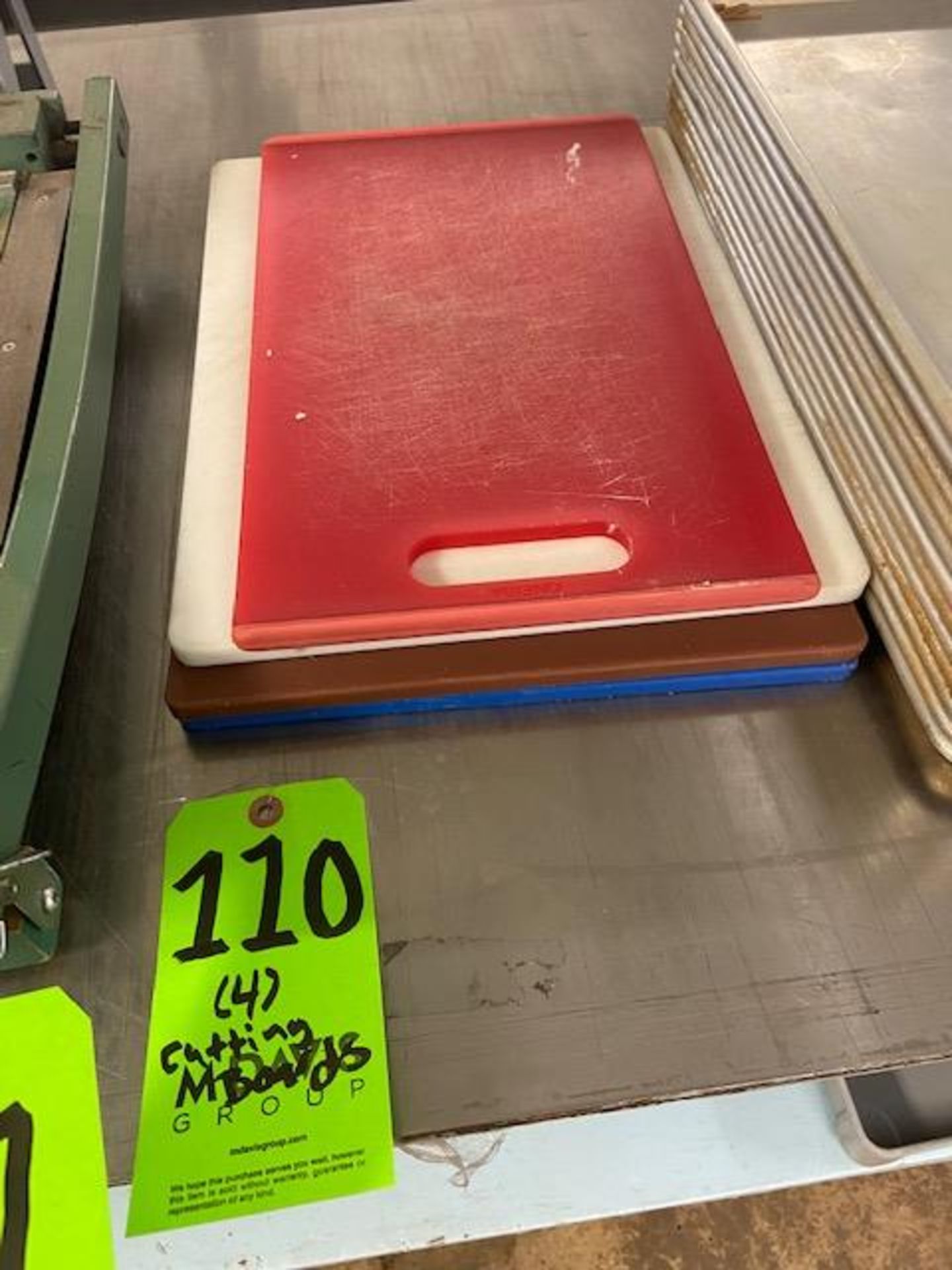 (4) PLASTOC CUTTING BOARDS