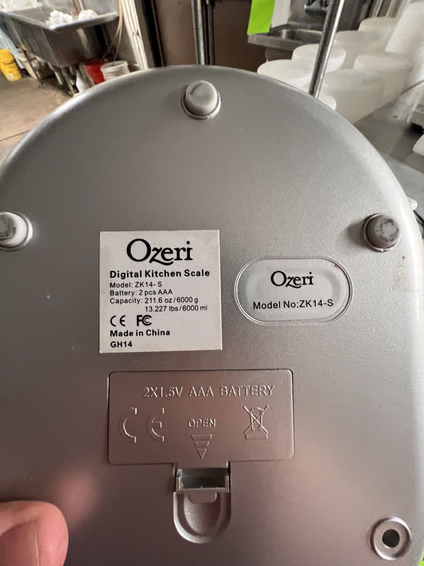 QZERI DIGITAL SCALE, MODEL ZK14-S, (2) HOT PLATES - Image 2 of 2