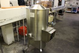 Savage Model 200 CM 200lb stainless steel chocolate melter serial number 127 with water jacket,