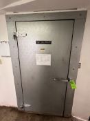 US COOLER WALK-IN COOLER DOOR, INCLUDES HEAT CRAFT EXAPORATIVE BLOWER, MODEL ACM052AE, S/N