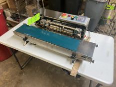 Band Sealer, with Straight Run of Conveyor (LOCATED IN TRAFFORD, PA)