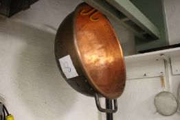 Copper pot 20" diameter x 10" deep