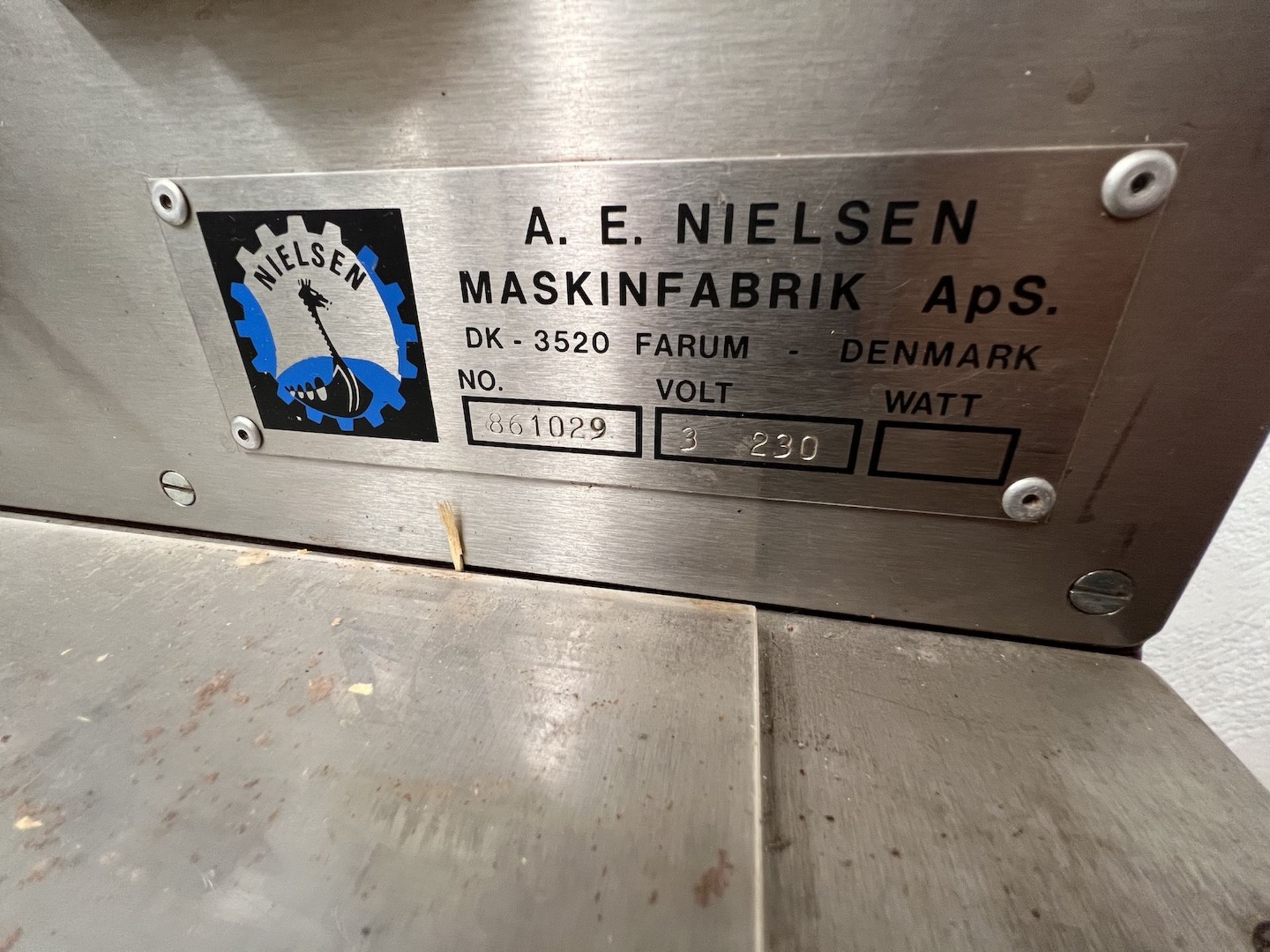 A.E NIELSEN CHOCOLATE CONDITIONER, NO. 861029, 3 PHASE, 230 V - Image 3 of 11